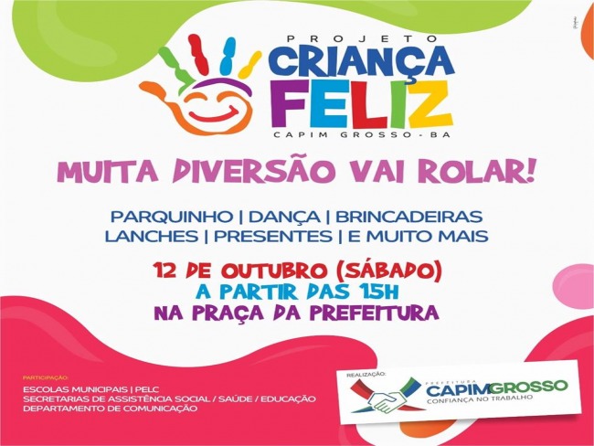 Capim Grosso: Prefeitura comemora dia da criana com distribuio de brinquedos e muita festa, veja vdeo