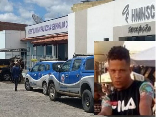 Jovem  baleado em Araci e corre para hospital, mas morre em frente a unidade de sade