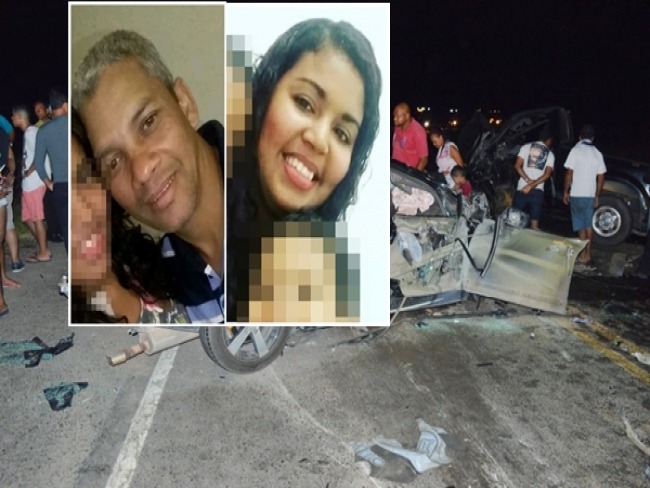 Itabela-BA: Trs pessoas da mesma famlia de Posto da Mata morreram em acidente na BR-101