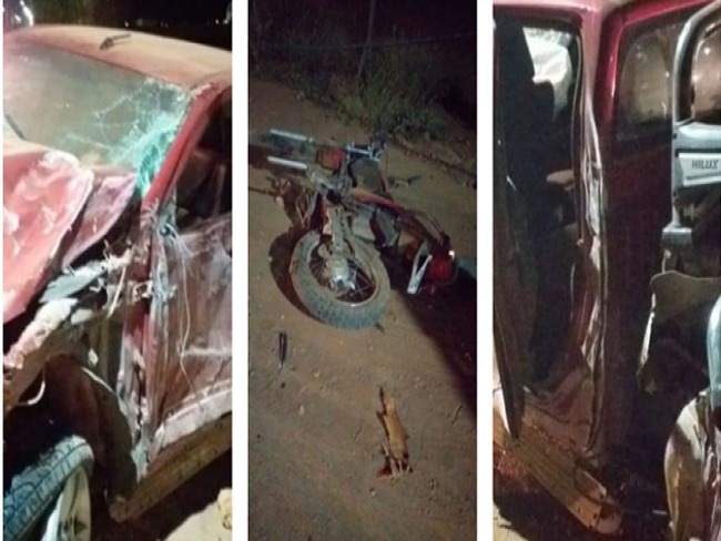 Homem da regio de Campo Formoso morre em acidente entre carro e moto em Umburanas
