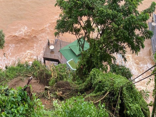 Salvador: rvore cai sobre per e atinge dois prdios no Corredor da Vitria e conjunto residencial fica ilhado em Brotas, veja vdeo e 