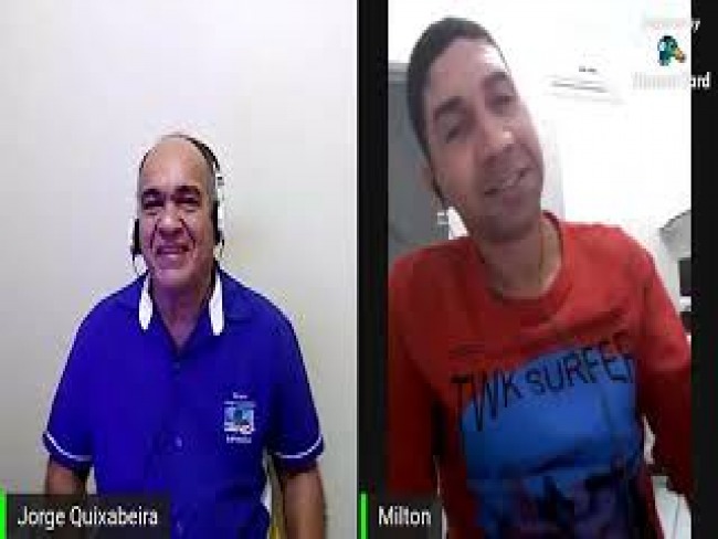 Programa Bate Papo com Jorgequixabeira teve como convidado Milton Santos, assista o vdeo