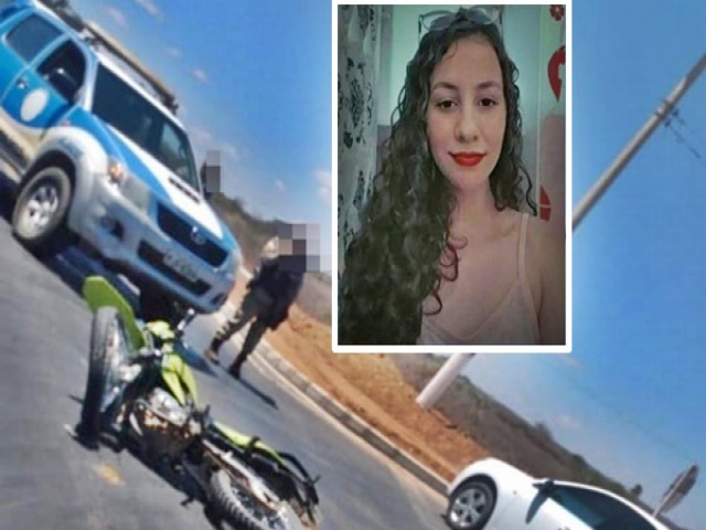 Acidente entre carro e moto deixa garota morta em Presidente Dutra.