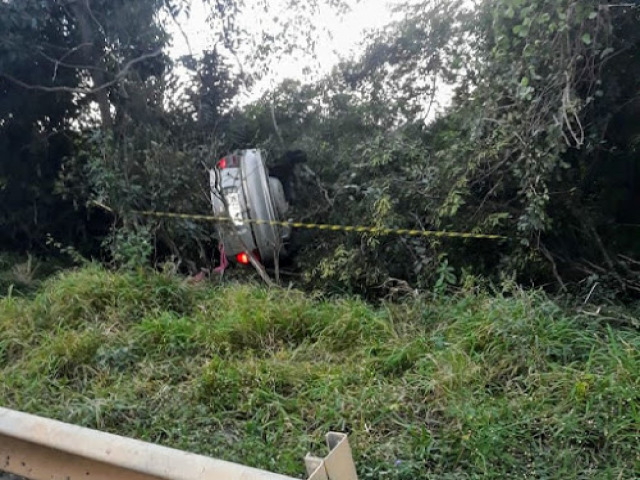 Jacobina: Motorista sofre acidente proximo a Ponte do Roncador  