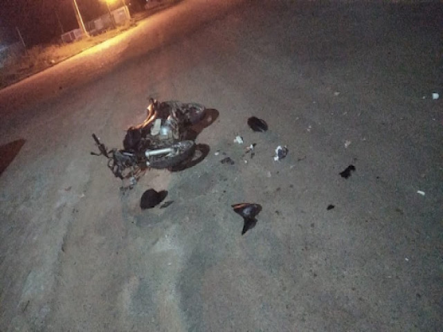 Motociclista fica ferido ao colidir com carro prximo ao Novo Amanhecer em Jacobina  