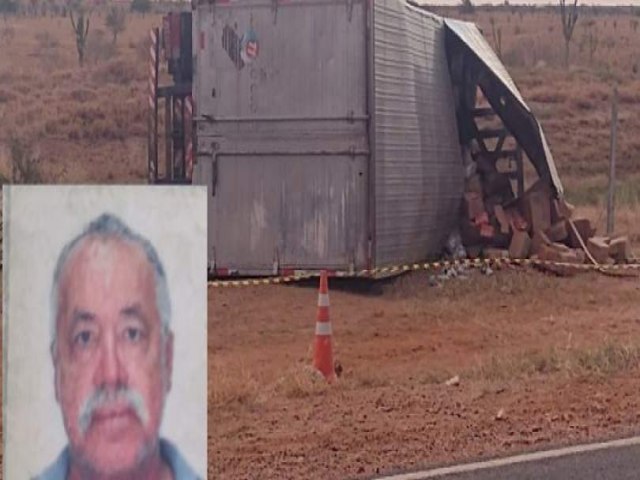 Pai de vereador de Serrinha morre aps pneu de caminho estourar na BA-120, em Queimadas