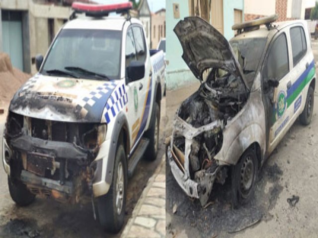 Homem incendeia viaturas da Guarda Civil Municipal em cidade da Bahia
