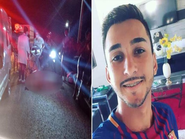 Jovem morre aps acidente com moto em Cam