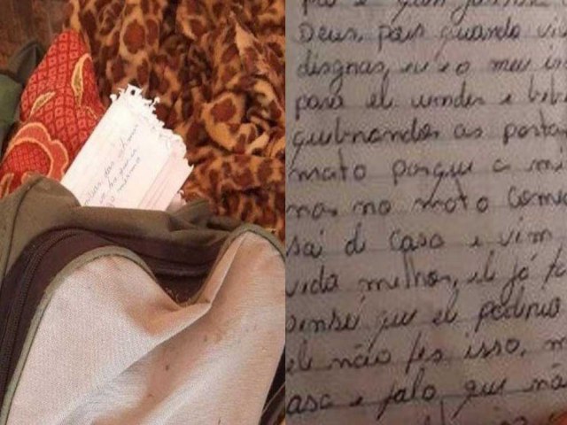Polcia investiga se carta deixada em casa foi escrita por Lzaro; leia