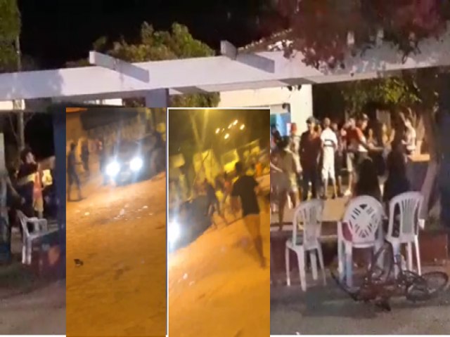 IBIPITANGA-BA: Noite marcada por brigas de mulheres e pauladas em carro, vdeos
