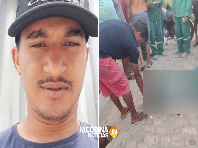 Homem  morto com vrios tiros no bairro Jacobina IV