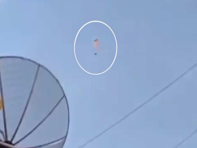 Vdeo mostra acidente com piloto de parapente em Jacobina