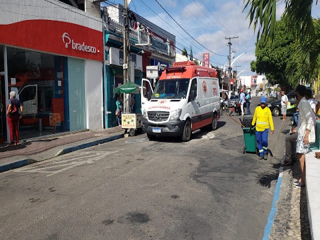 Idoso morre vtima de um suposto infarto fulminante no centro comercial de Jacobina