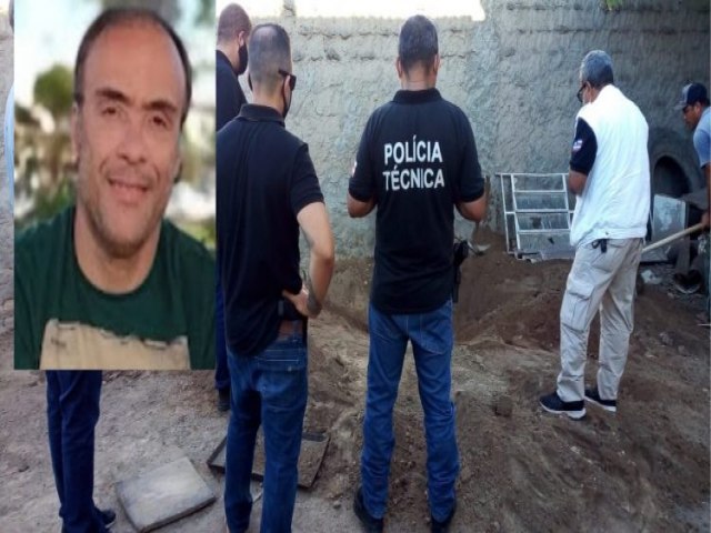 Corpo  encontrado enterrado em cova rasa no bairro Jardim Cruzeiro, vtima pode ser professor desaparecido