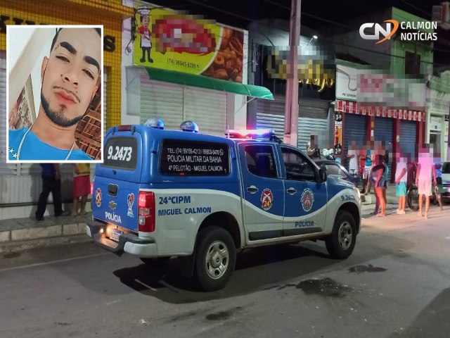 Miguel Calmon: Jovem  assassinado na praa Lauro de Freitas na noite deste sbado (30)