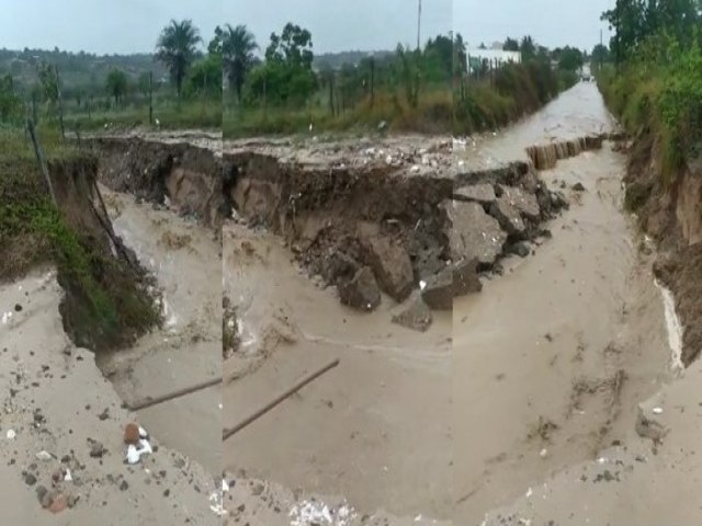 Forte temporal volta a causar estragos em Coit; veja vdeo