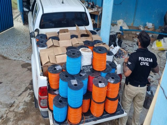Operao policial apreende mais de 800 quilos de explosivos na Chapada Diamantina