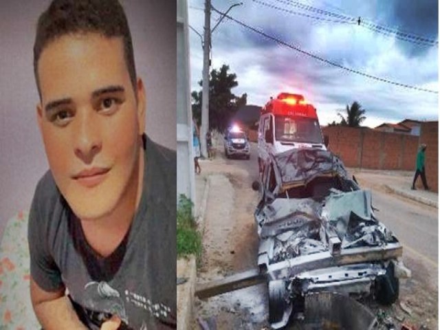 Motorista morre aps colidir contra caminho estacionado na regio de Guanambi-BA, vdeo