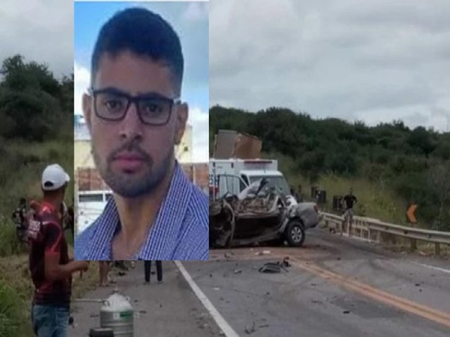 Estudante de medicina veterinria Bruno de Oliveira  a vtima fatal do acidente em Poes-BA