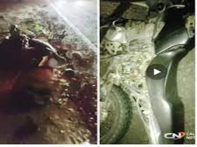 Coliso entre duas motos deixa um morto e outro gravemente ferido no Municpio de MIguel Calmon