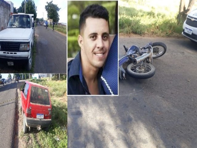 Acidente entre moto e carros tira a vida de jovem em Guanambi