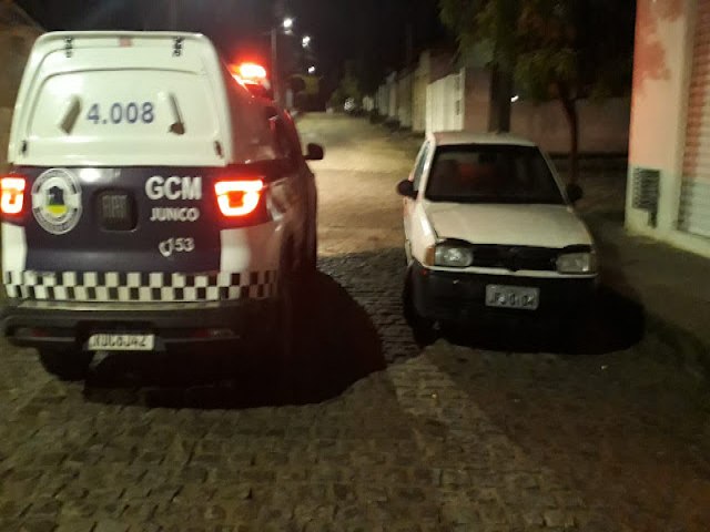 Carro furtado em Jacobina é recuperado pela Guarda Municipal em menos de 24h em Capim Grosso