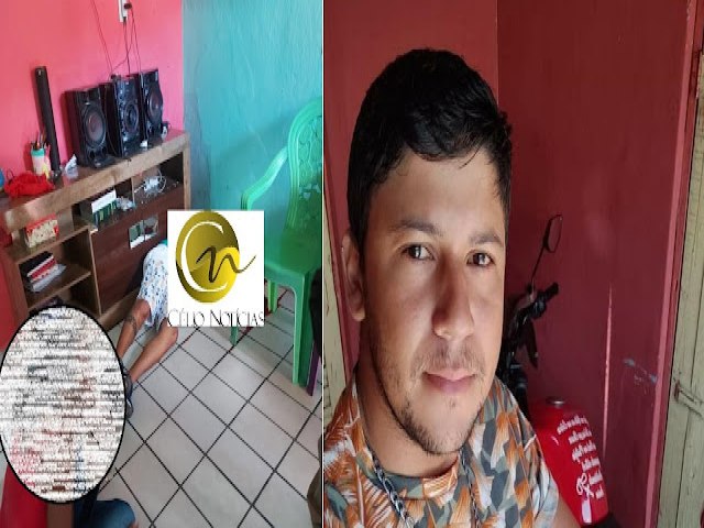 Jovem  morto a tiros dentro de residncia no Bairro Jacobina III