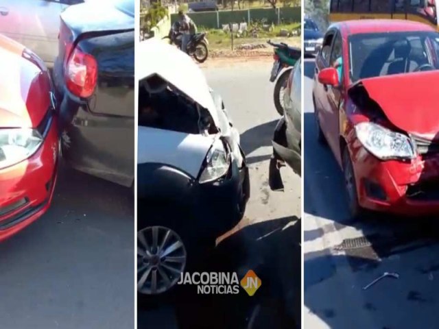 Jacobina: Motorista com sinais de embriaguez  detido aps causar acidente com 5 veculos