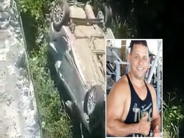 Morador de Cruz das Almas  encontrado morto aps carro cair de ponte na Bahia