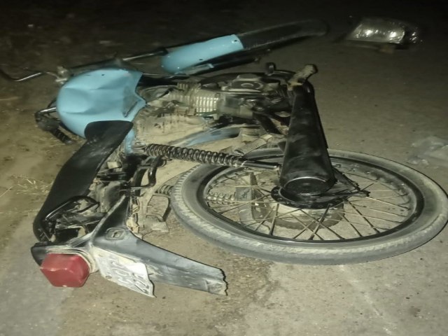 Motociclista  atropelado por um veculo na BR 324 em Gavio