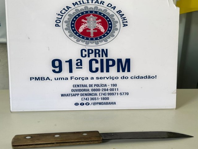 Capim Grosso: 91 CIPM realiza priso em flagrante por tentativa de duplo homicdio