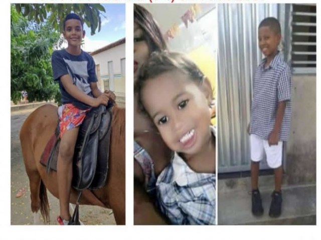 Trs menores so considerados desaparecidos em Quixabeira