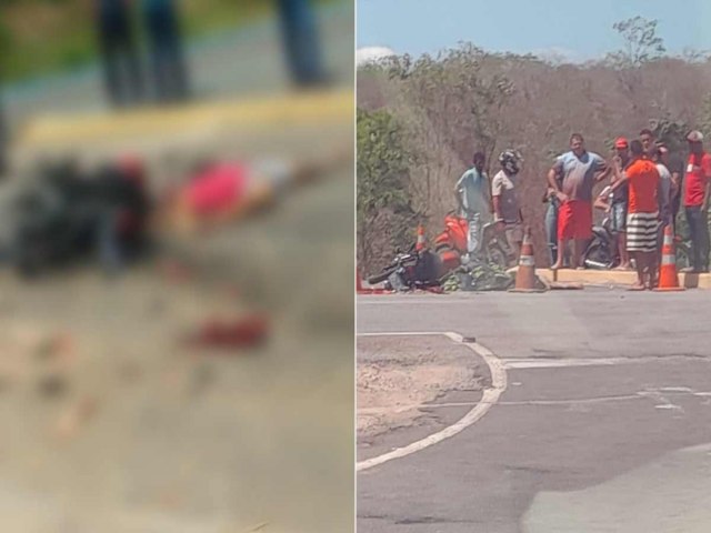 Jacobina: Motociclista morre em acidente na BR-324, no contorno de Cam