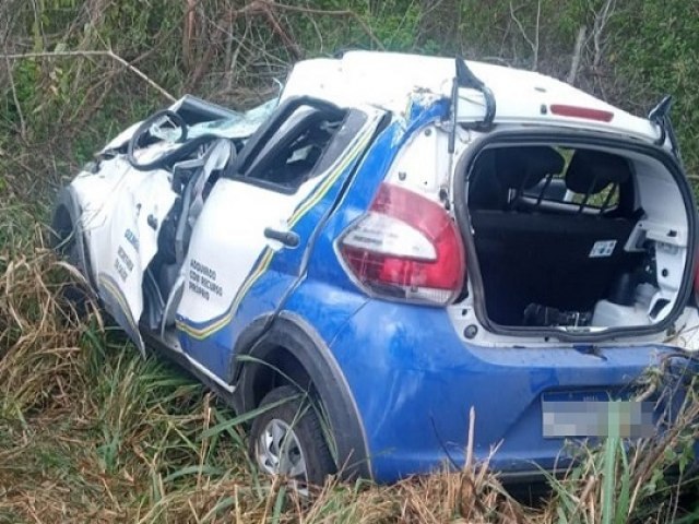 Acidente envolvendo carro da prefeitura de Quijingue deixa uma pessoa morta