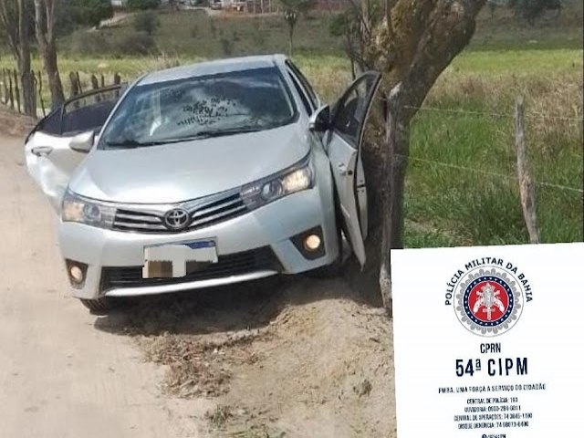 Antnio Gonalves: Policia Militar recupera veculo roubado