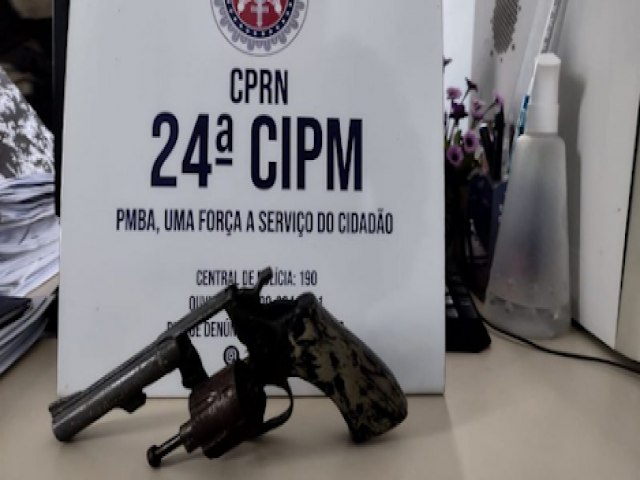 Caldeiro Grande: Polcia Militar prende homem que estava atirando na Portelinha