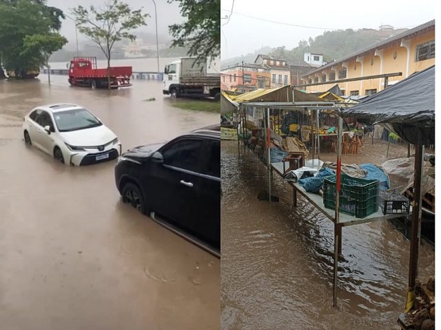 Chuvas intensas causam estragos na cidade de Cachoeira; veja vdeo