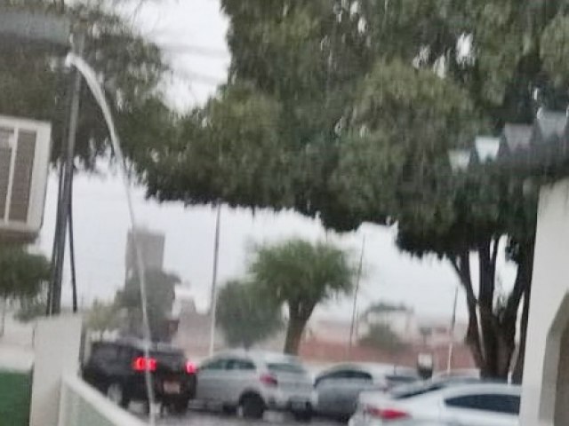 Chove forte em Capim Grosso