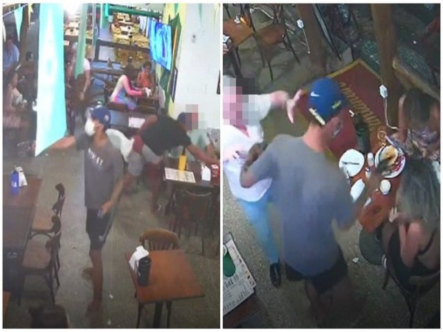 Bandidos fazem arrasto em bares em bairro nobre de Salvador, veja vdeo