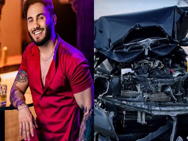 Sertanejo tem carro destruído após acidente em Aracaju