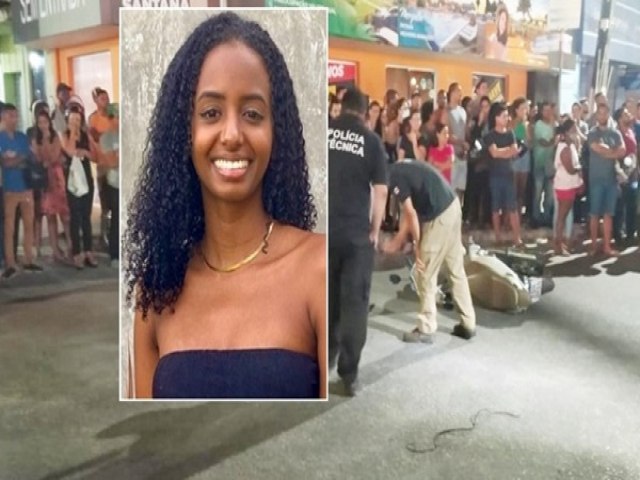 Garota de 24 anos morre em acidente entre motocicleta e carreta no centro de Teixeira de Freitas.