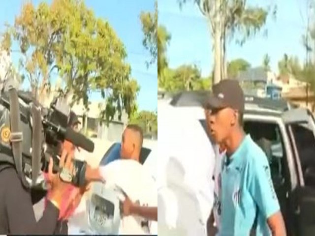 Equipe da TV Record Itapoan  agredida durante transmisso ao vivo em Salvador, veja vdeo