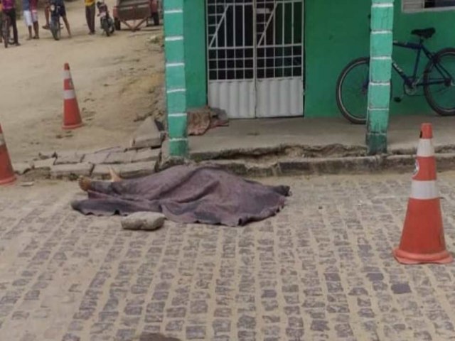 Jacobina: Homem  morto no meio da rua em Novo Paraso