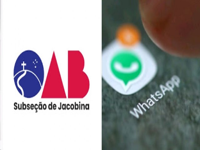 Diretoria da OAB Subseo de Jacobina adverte sobre golpes no WhatsApp