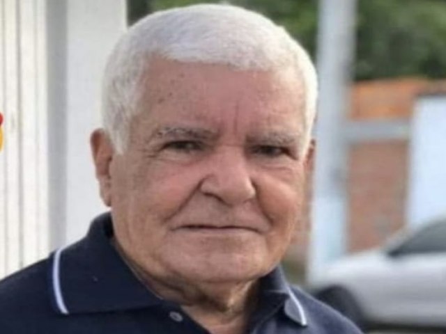 Ex-vereador Carlito Oliveira Rios, morre aos 82 anos no Hospital Aristides Maltez
