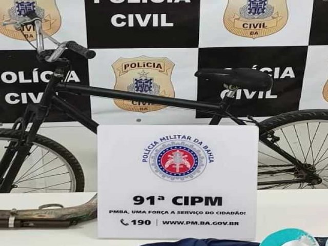 ATRAVS DE MANDADO DE PRISO POLICIA MILITAR E POLCIA CIVIL PRENDEM AUTOR DE HOMICDIO EM CAPIM GROSSO