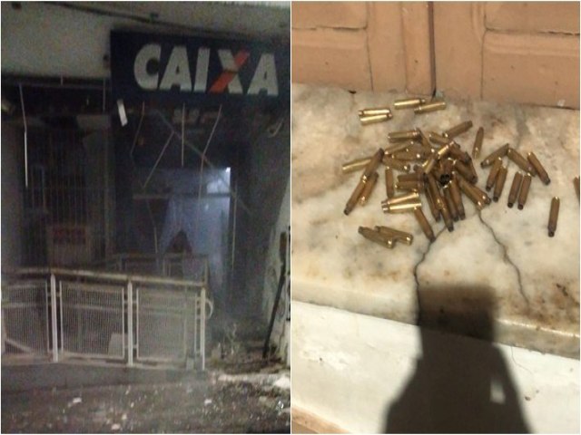Grupo armado explode agncia da Caixa e promove madrugada de pnico em Maragogipe