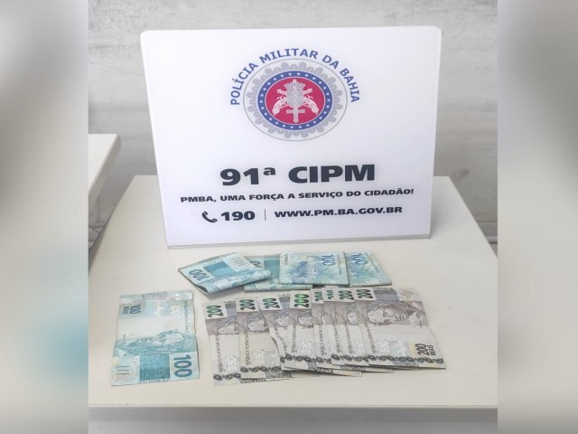 POLCIA MILITAR DA BAHIA PRENDE AUTORA DE FURTO EM RESIDNCIA NA CIDADE DE CAPIM GROSSO