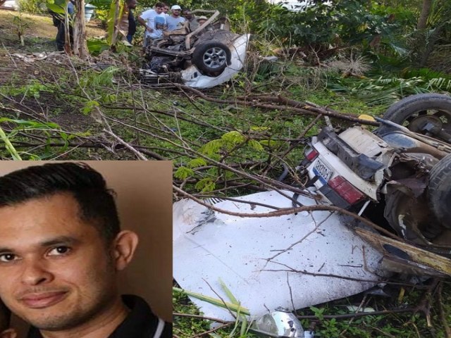 Camacan: Homem morre e outro fica ferido aps carro bater em rvore
