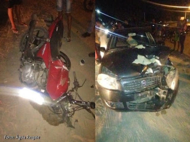 Coit: Motociclista sofre grave acidente no dia do aniversrio e  salvo pelo capacete